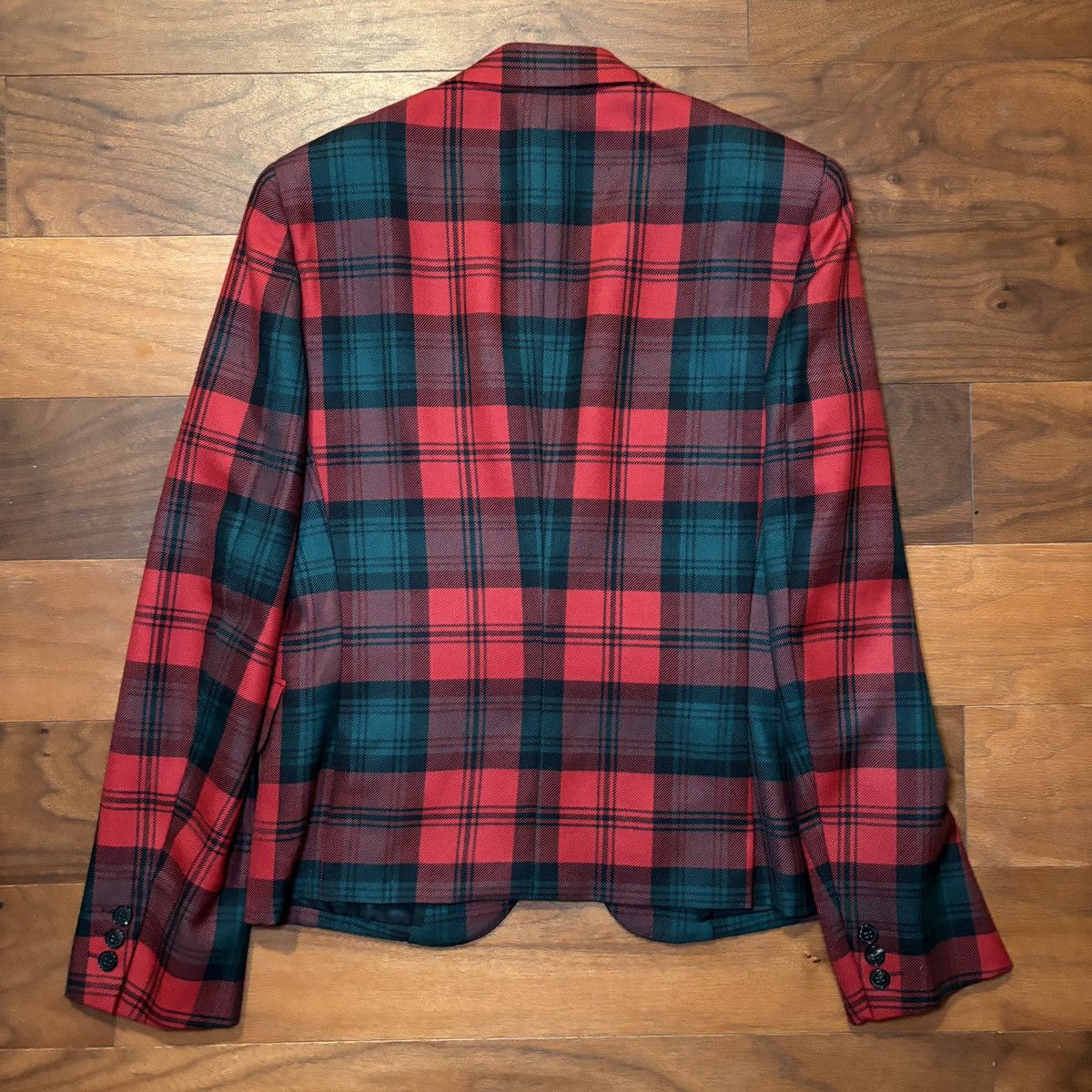 Comme des Garcons Homme Plus Comme des Garçons Homme Plus Wool Check 1B Jacket PN-J056 Size 40R - 5 Thumbnail
