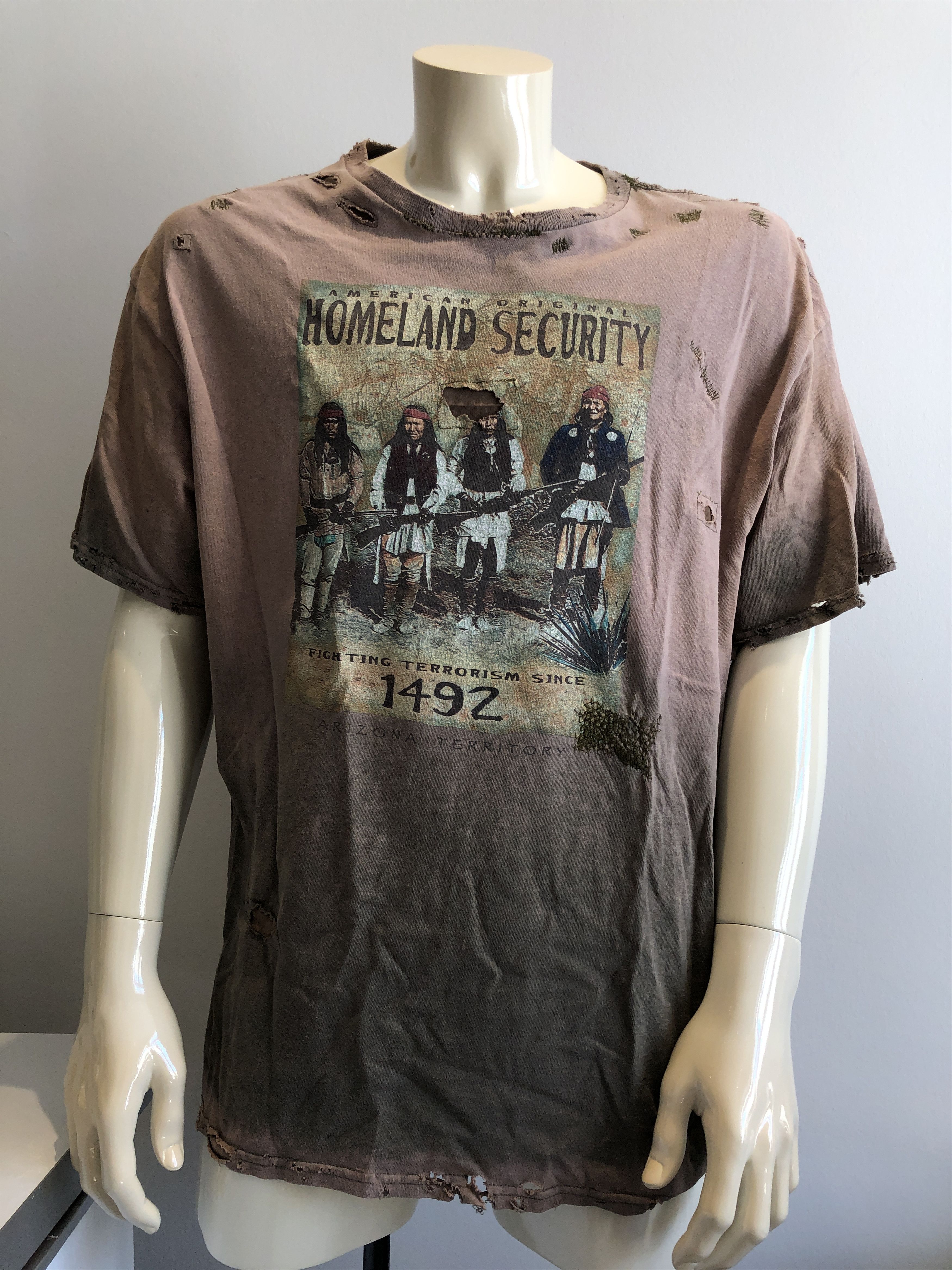 Heavy Fade Distressed - Homeland Security 1492 T-Shirt