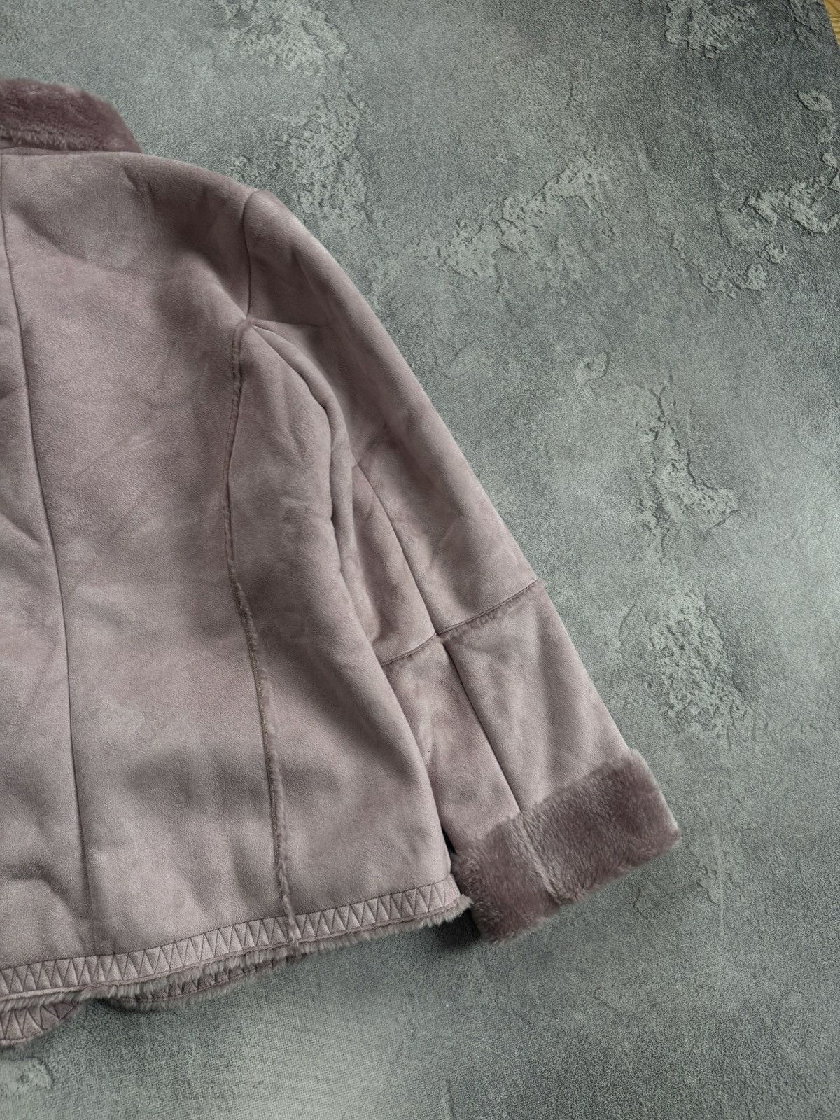 Miss Sixty TCM retro vintage fax fur coat linned sherpa jacket Y2K LGB Size S / US 4 / IT 40 - 16 Thumbnail