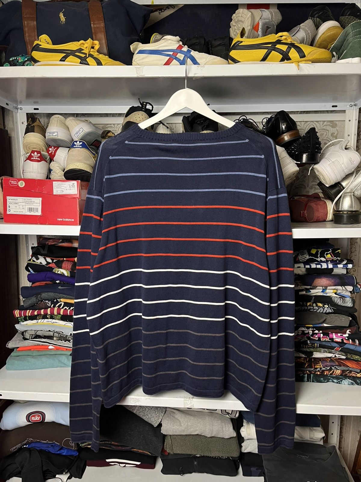 Vintage Vintage YSL Yves Saint Laurent Crewneck Knit Sweater 90s Size US XXL / EU 58 / 5 - 5 Thumbnail