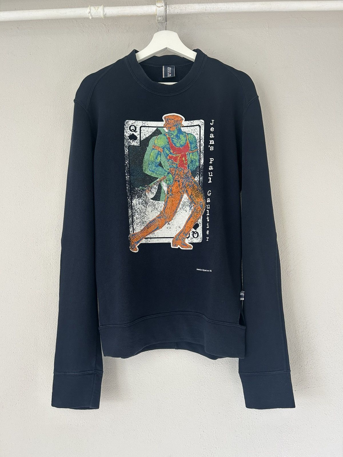 Jean Paul Gaultier Playing Card Graphic Sweatshirt Size US S / EU 44-46 / 1 - 1 Thumbnail