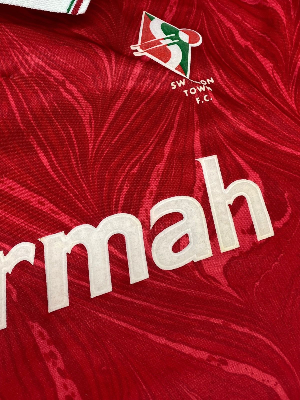 Vintage Vintage Swindon Town 1994/95 Home Football Shirt Rare AOP Size US M / EU 48-50 / 2 - 12 Thumbnail