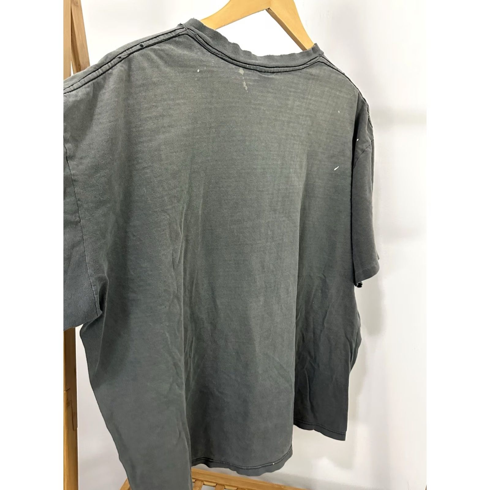 Starter VTG Starter NHL T-Shirt XL Black San Jose Sharks Gradient Sun Faded Worn Thrashed 90s Mens Shirts Bruins? Size US XL / EU 56 / 4 - 4 Thumbnail