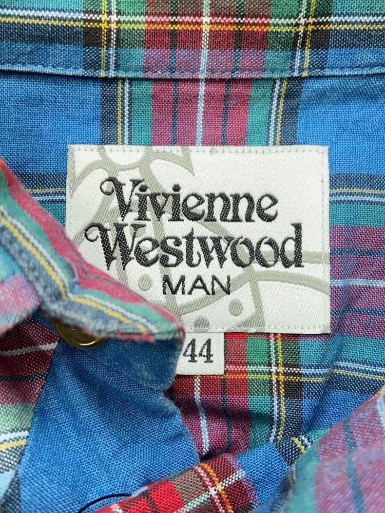 Vivienne Westwood Vivienne Westwood A slanted plaid shirt Size M / US 6-8 / IT 42-44 - 7 Thumbnail