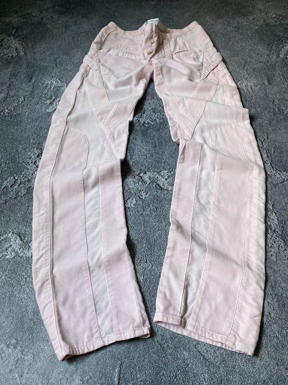 Balenciaga × Designer Balenciaga Le Dix Spring 2002 Tan Slim Cargo Pants Size 26" / US 2 / IT 38 - 1 Thumbnail