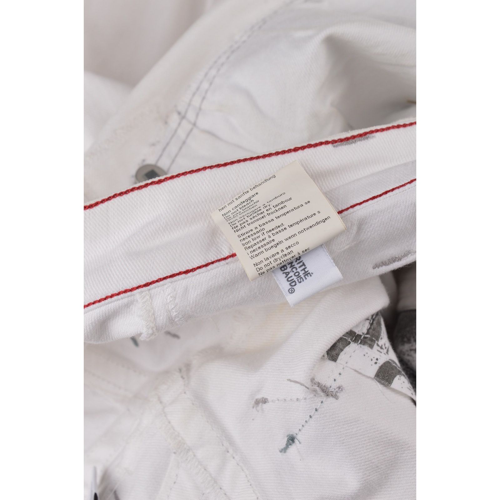 Marithe + Francois Girbaud Marithe Francois Girbaud white jeans Size US 36 / EU 52 - 5 Thumbnail