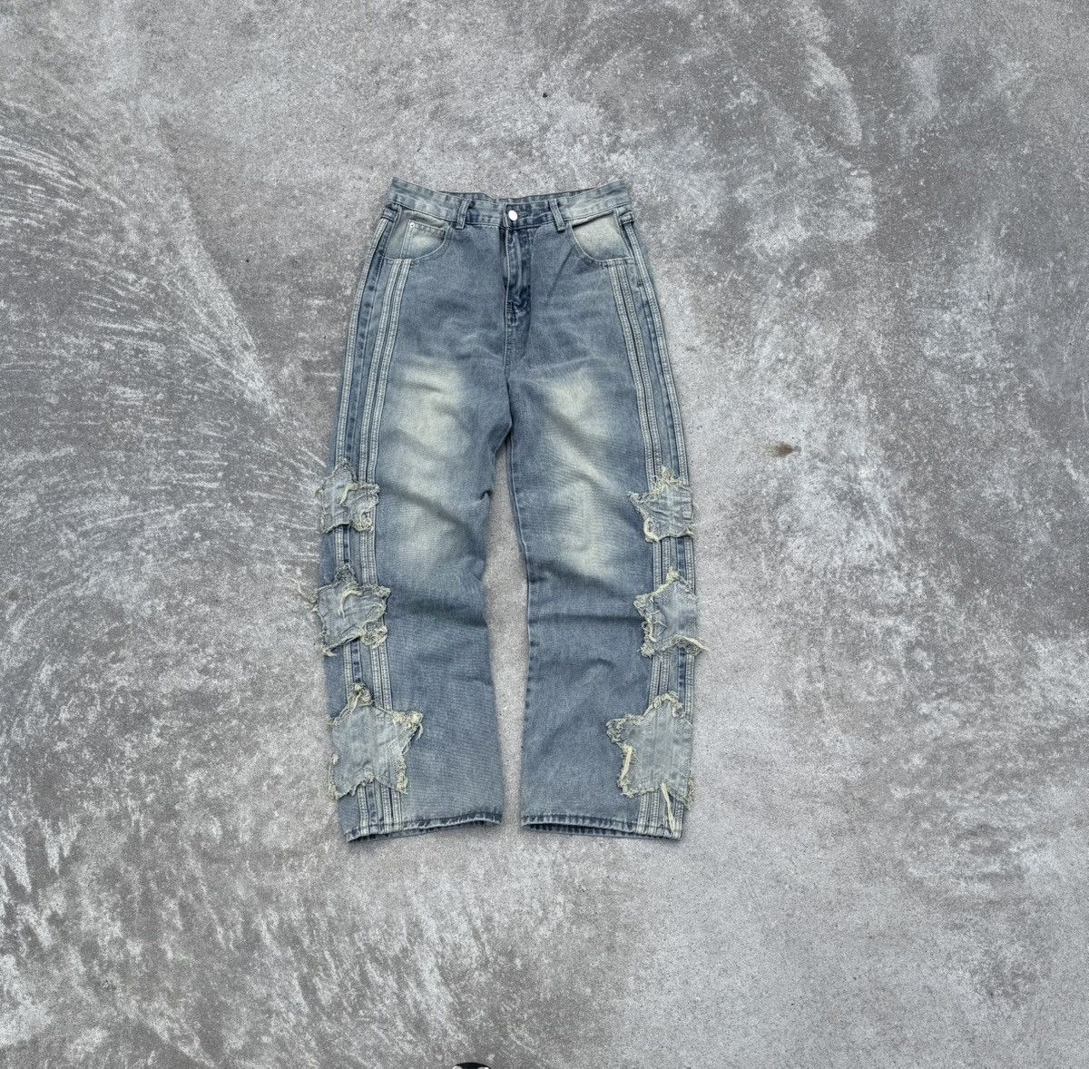 Other Vintage Y2K avantgarde streetwear opium wide buggy jeans Size US 32 / EU 48 - 1 Thumbnail