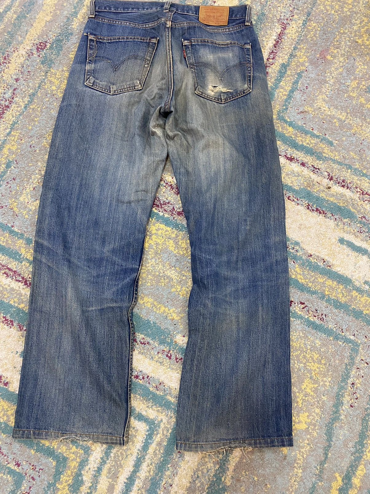 Levi's Vintage Levi's 503 Distressed Pant Jeans Size US 32 / EU 48 - 2 Thumbnail
