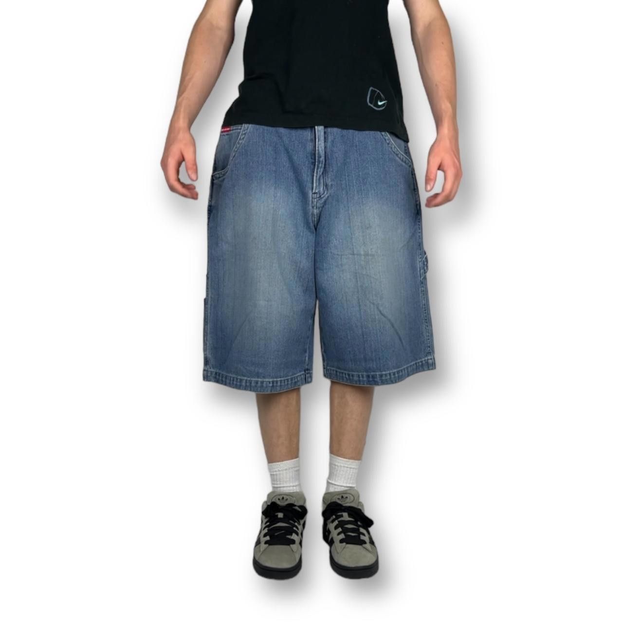 JNCO JNCO Men's Blue Shorts Size US 35 - 6 Thumbnail