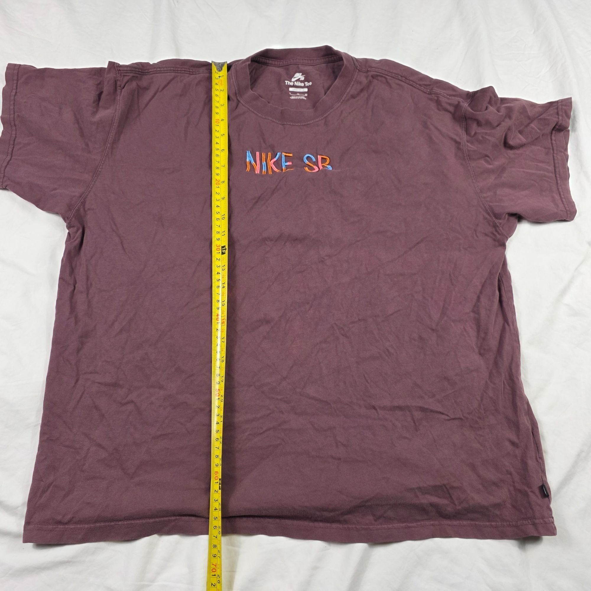 Nike SB Nike SB Mens Size XL Loose Fit Burgundy Graphic T Shirt Cott Size US XL / EU 56 / 4 - 10 Thumbnail