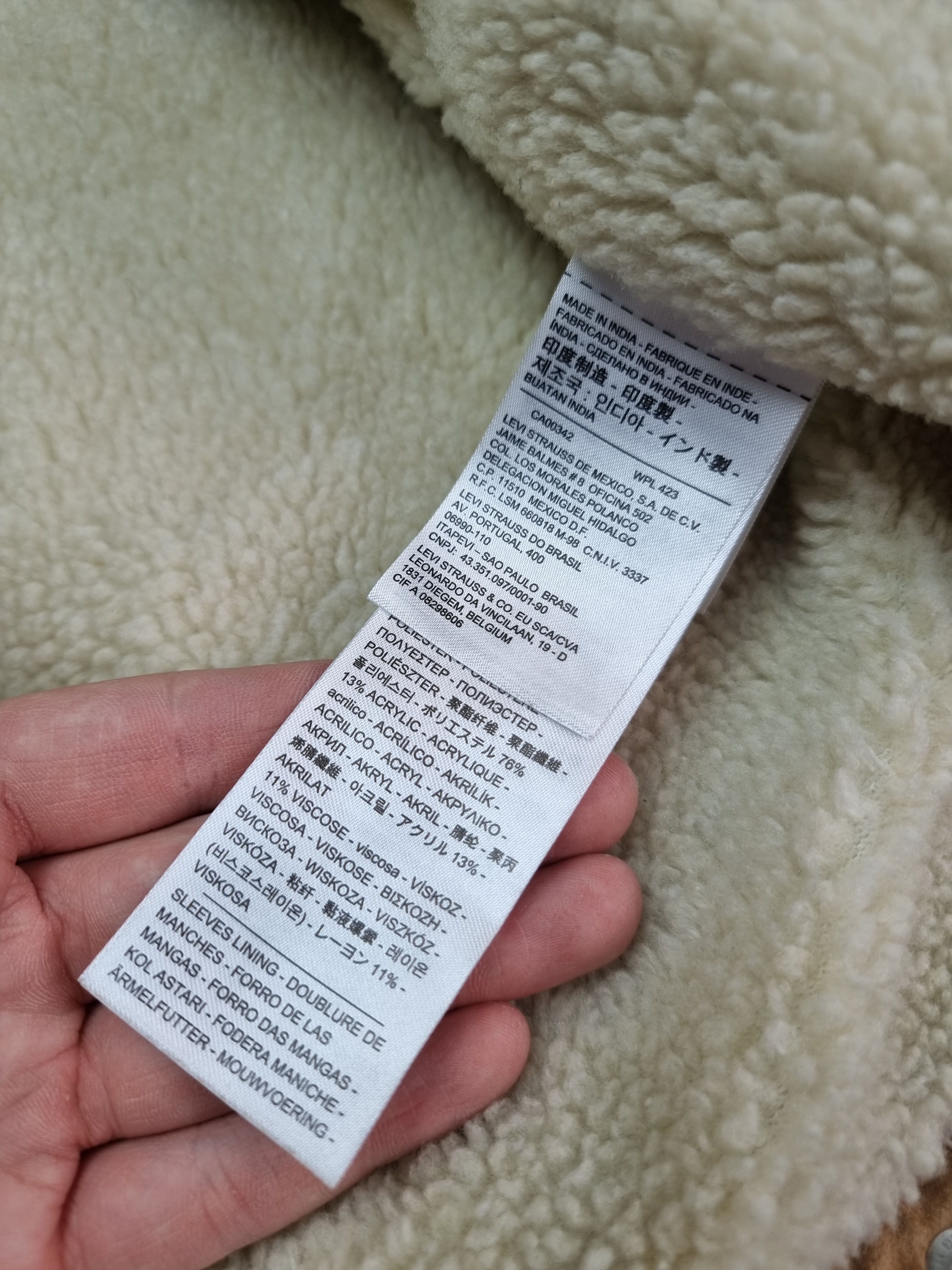 Levis type 3 goat leather jacket