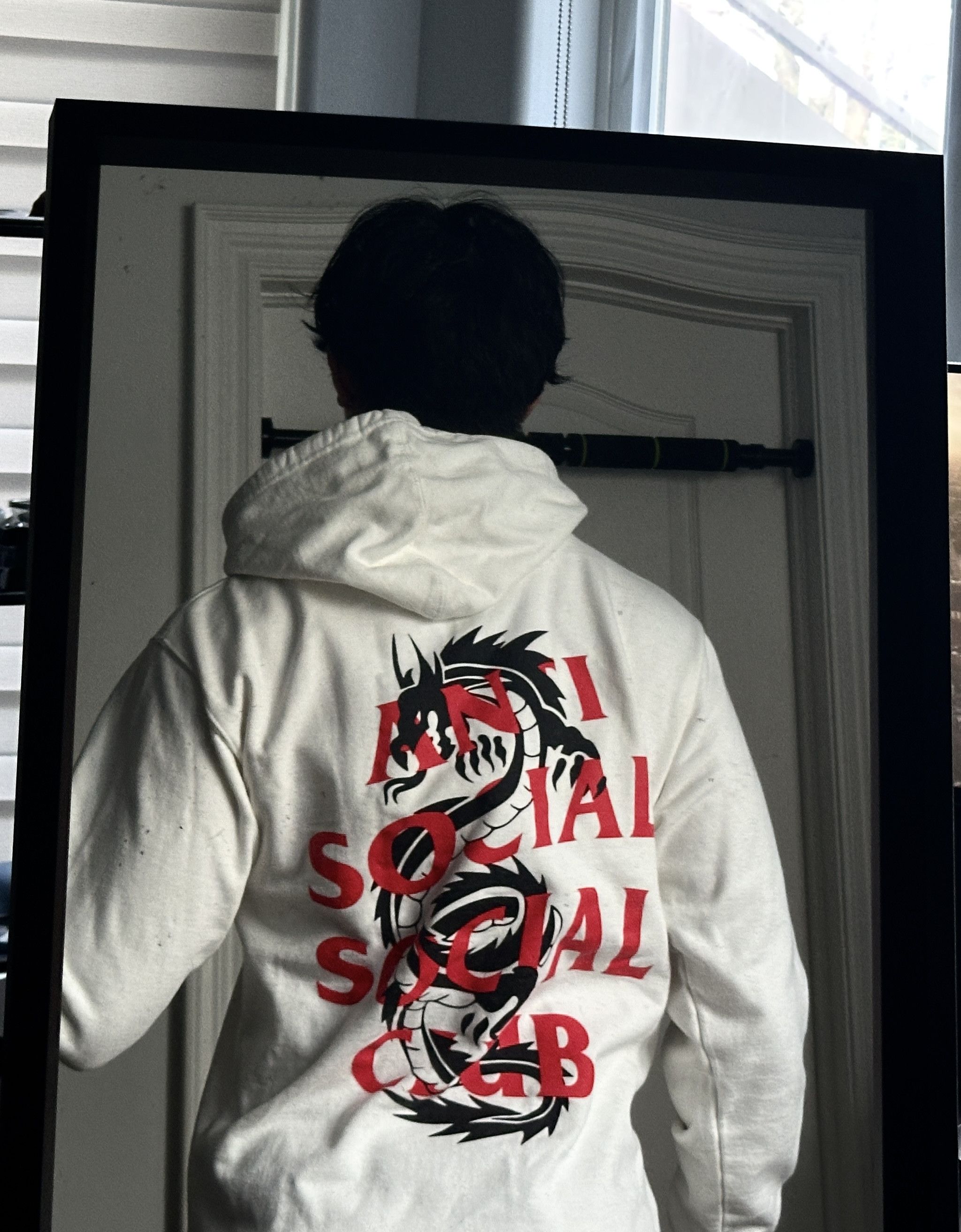 Anti Social Social Club Anti Social Social Club White Dragon Sweater Size US M / EU 48-50 / 2 - 2 Thumbnail