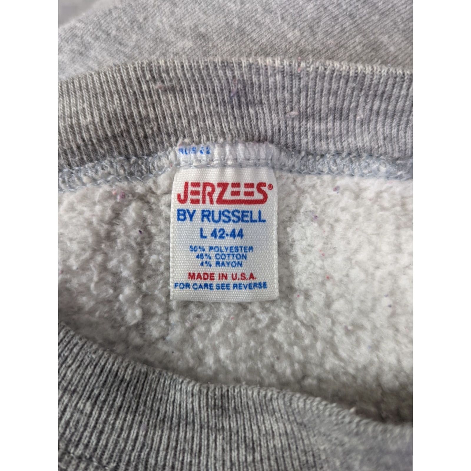 Jerzees VINTAGE World's Greatest Hunter Deer Mens Large Gray Raglan Sweatshirt USA M Size US M / EU 48-50 / 2 - 4 Thumbnail