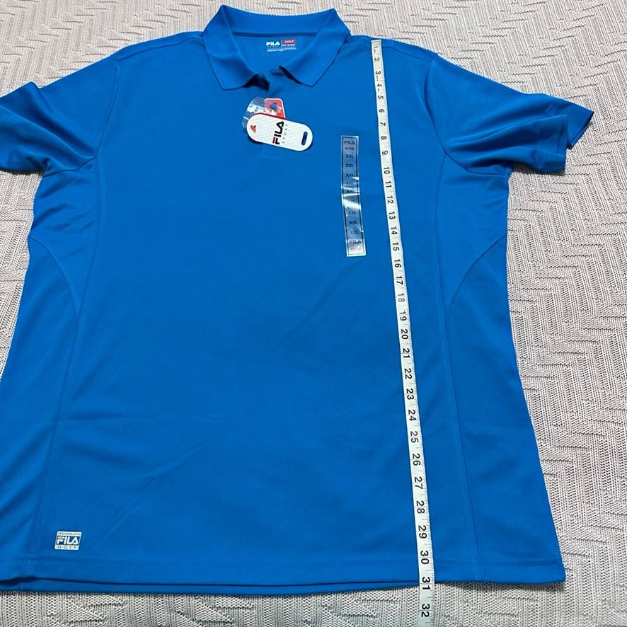 Fila Fila blue golf short sleeve polo size XXL NWT Size US XXL / EU 58 / 5 - 6 Thumbnail