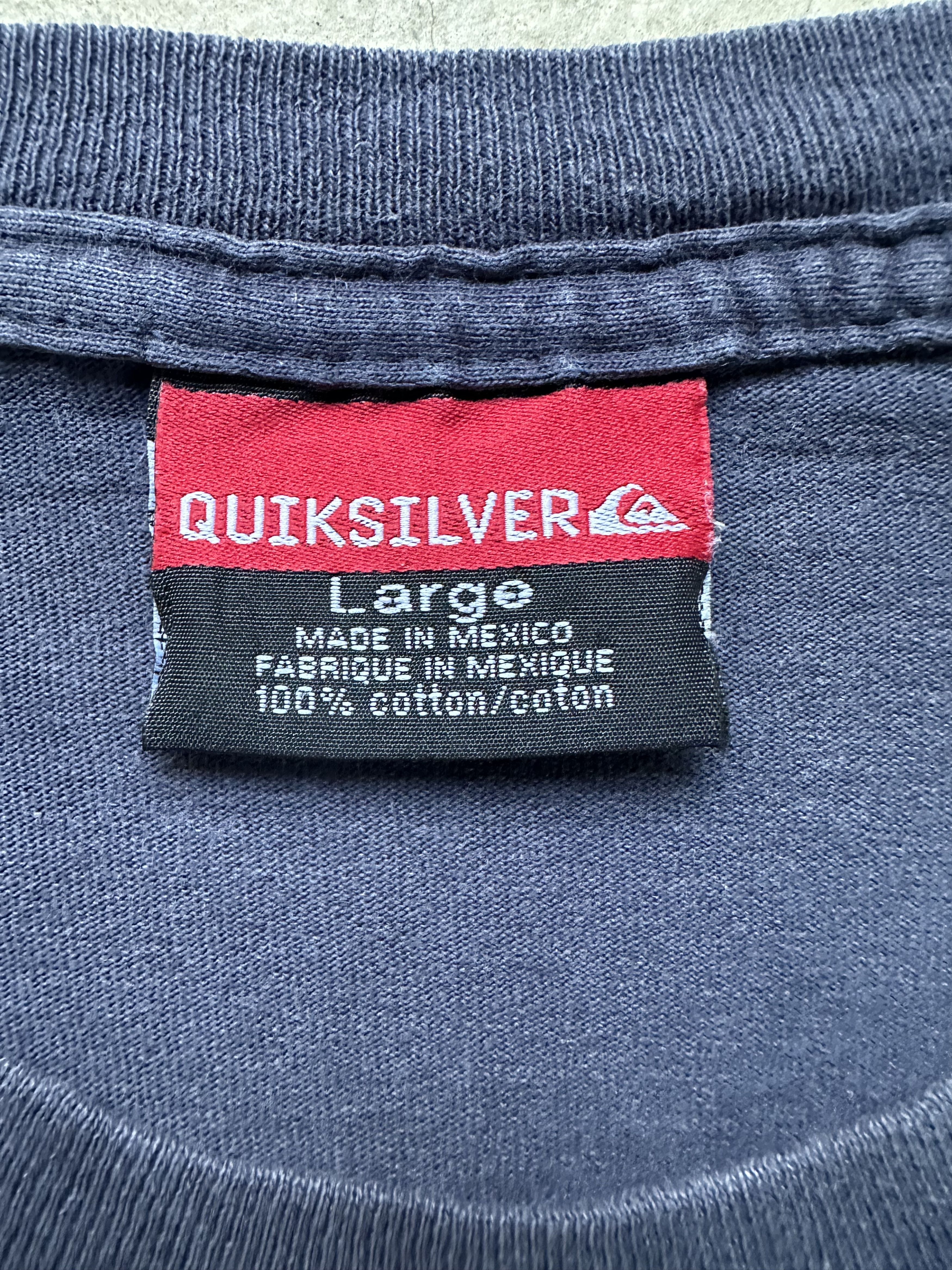 Quicksilver Vintage 90s Quiksilver Big Logo Graphic Tee Size US L / EU 52-54 / 3 - 6 Thumbnail