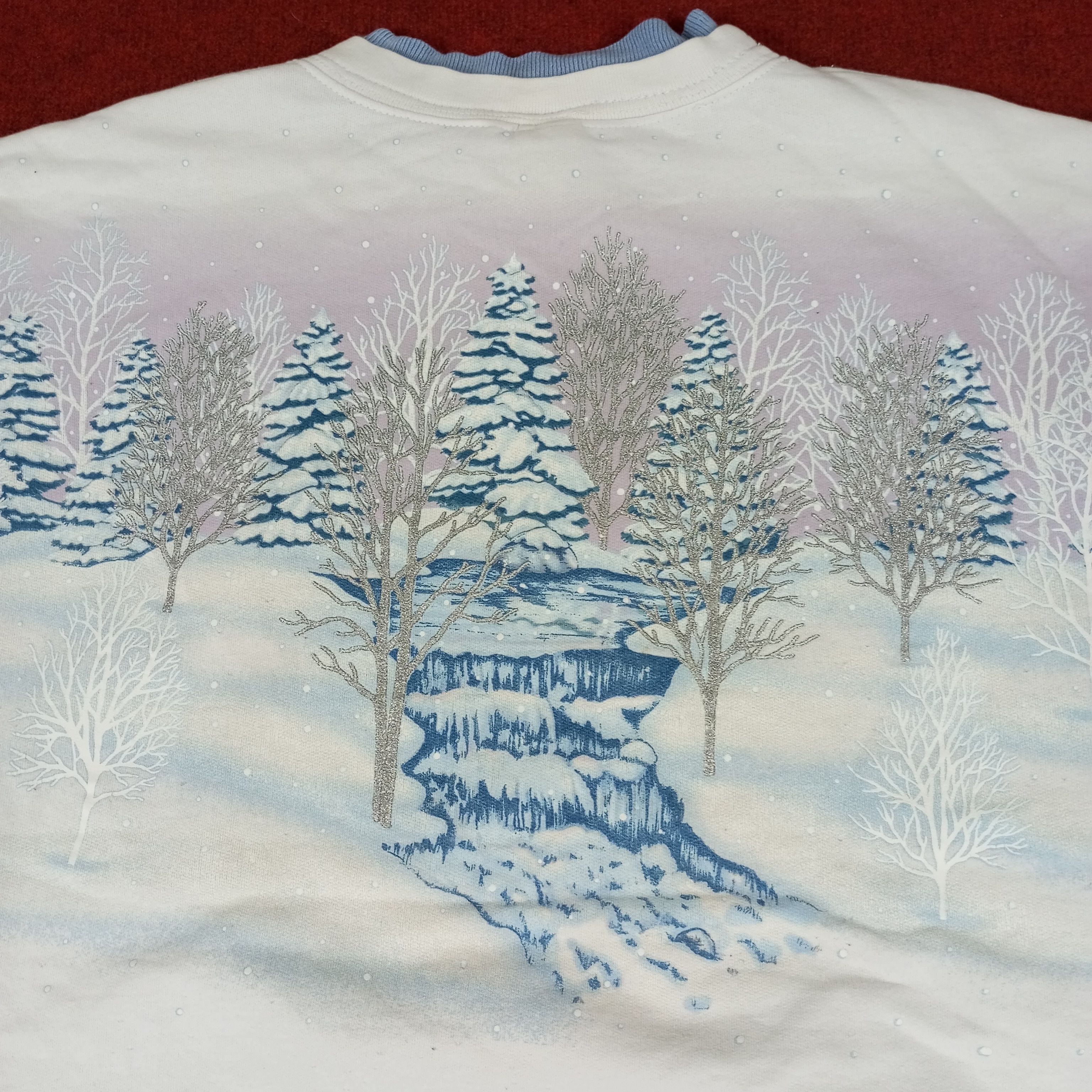 Vintage Morning Sun Winter Style Nice Design Vintage Sweatshirt Size US XL / EU 56 / 4 - 4 Thumbnail