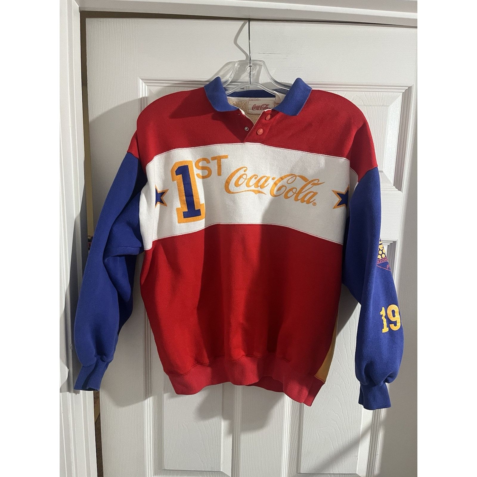 Coca Cola 1987 Gold Cup Steeplechase Coca Cola Sweatshirt Sz Small Size US S / EU 44-46 / 1 - 1 Thumbnail