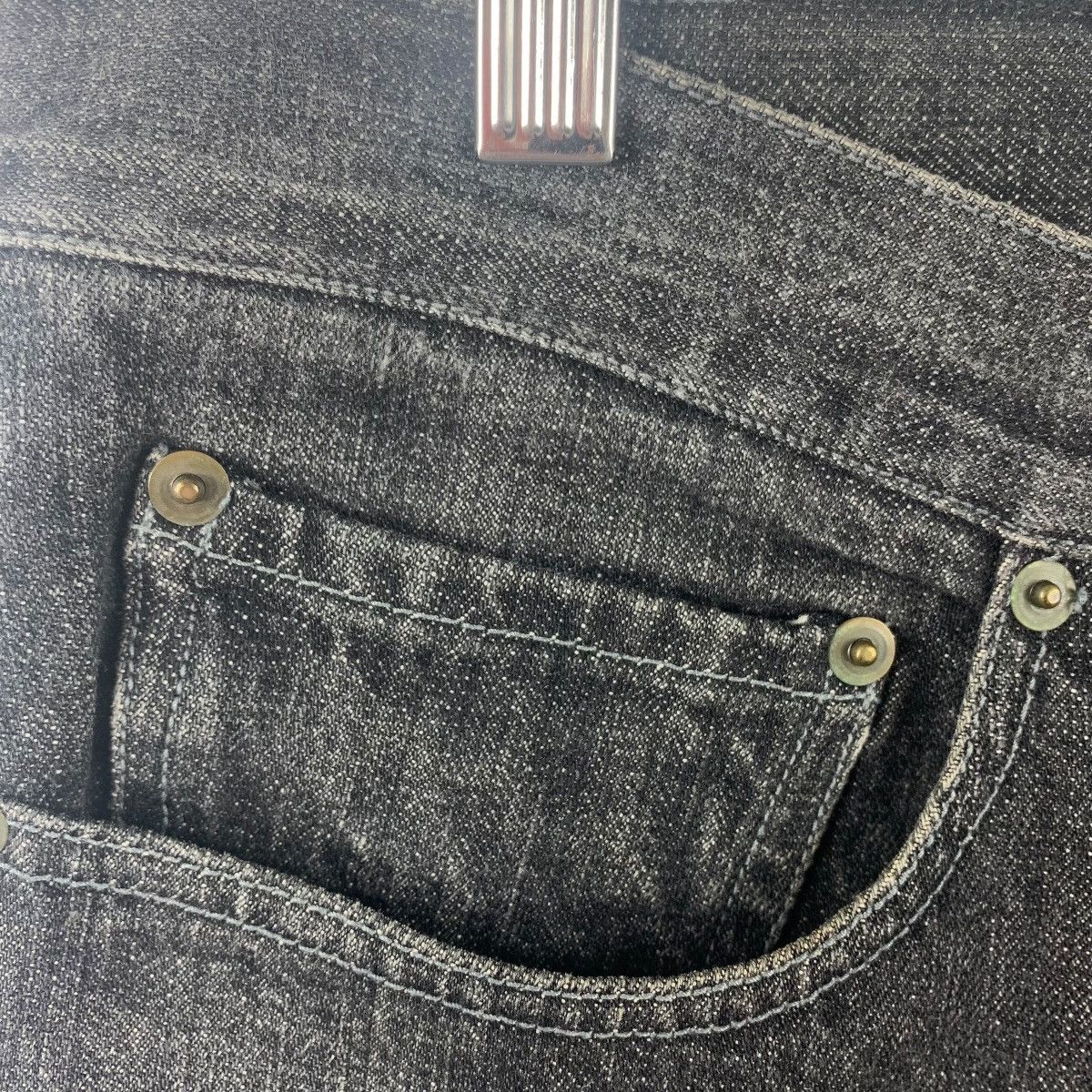 If Six Was Nine × Japanese Brand MENS BATSU Distressed jeans Size US 35 - 8 Thumbnail