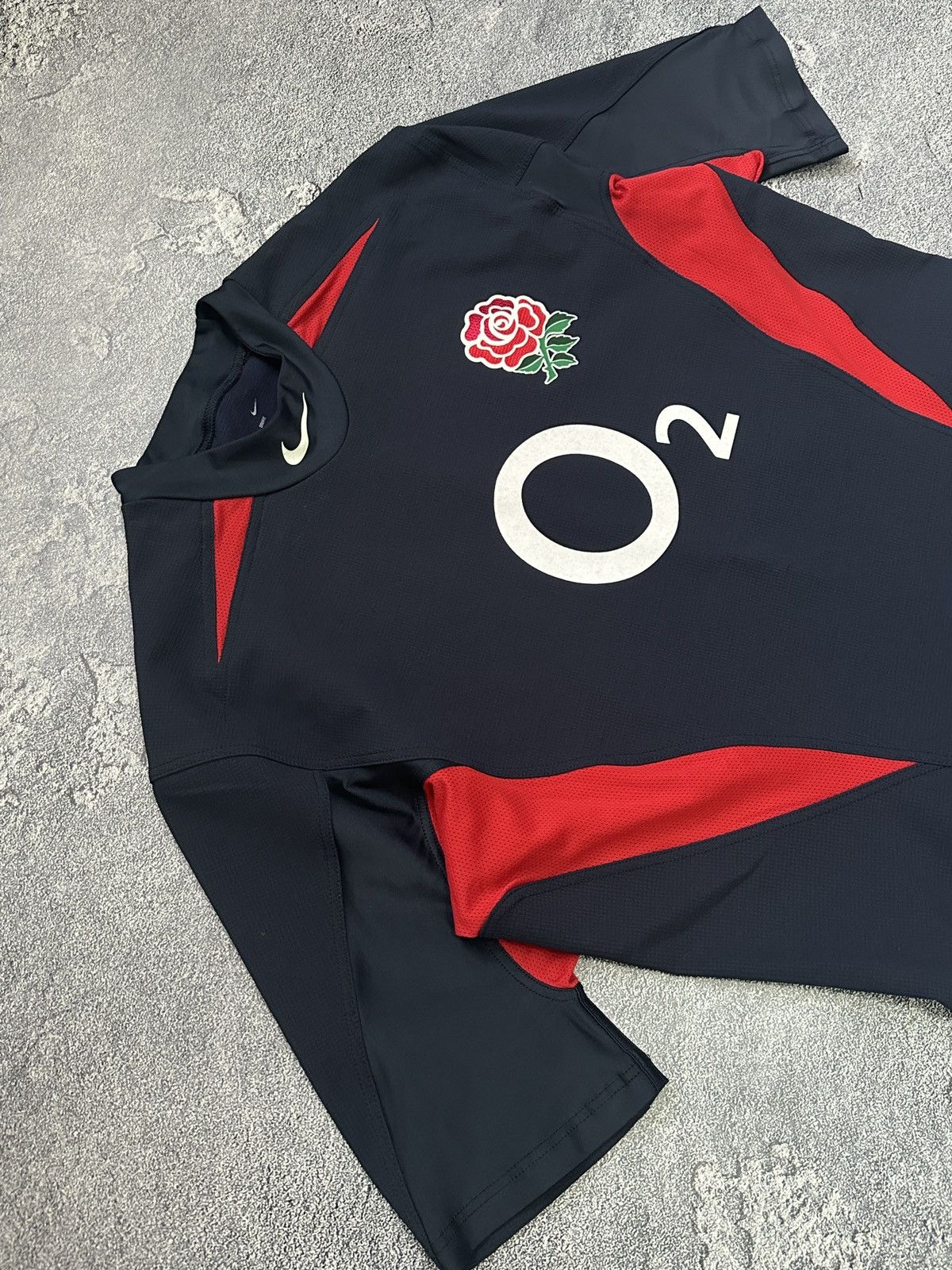 Nike England Rugby Shirt 2003 Away Pro Short Sleeve Shirt (XXL") Size US XXL / EU 58 / 5 - 4 Thumbnail