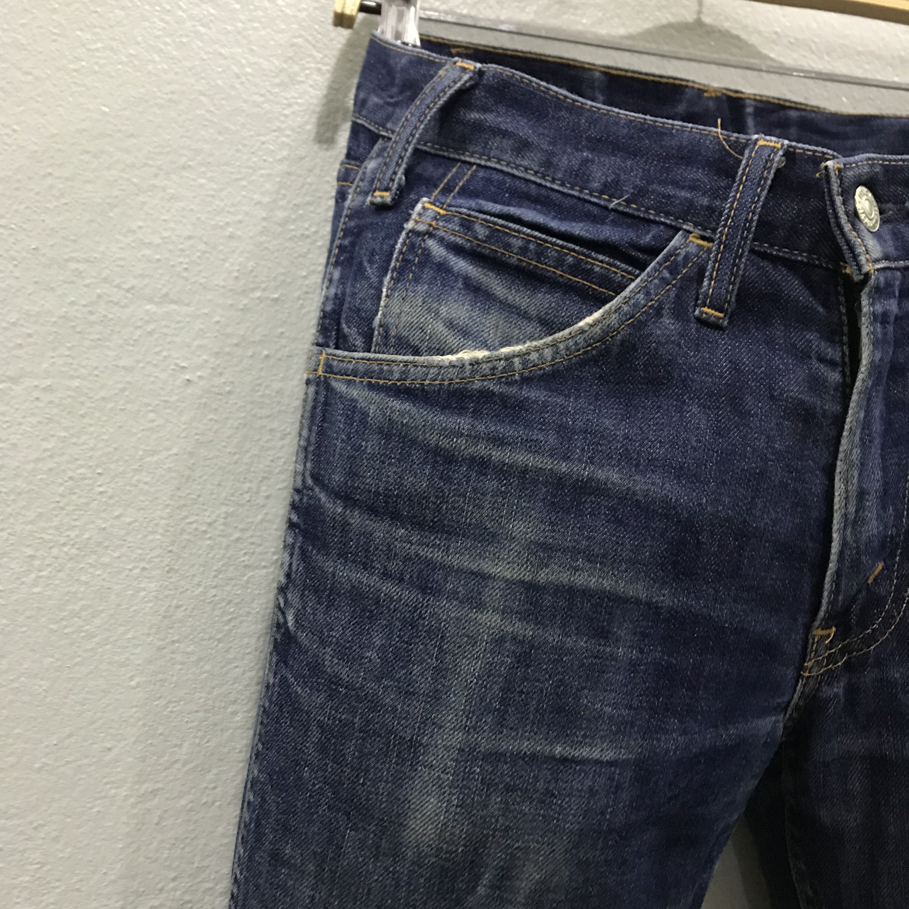 Levi's Vintage Levis 606 Slim Tapered Distressed Whiskered Faded Size US 29 - 6 Thumbnail