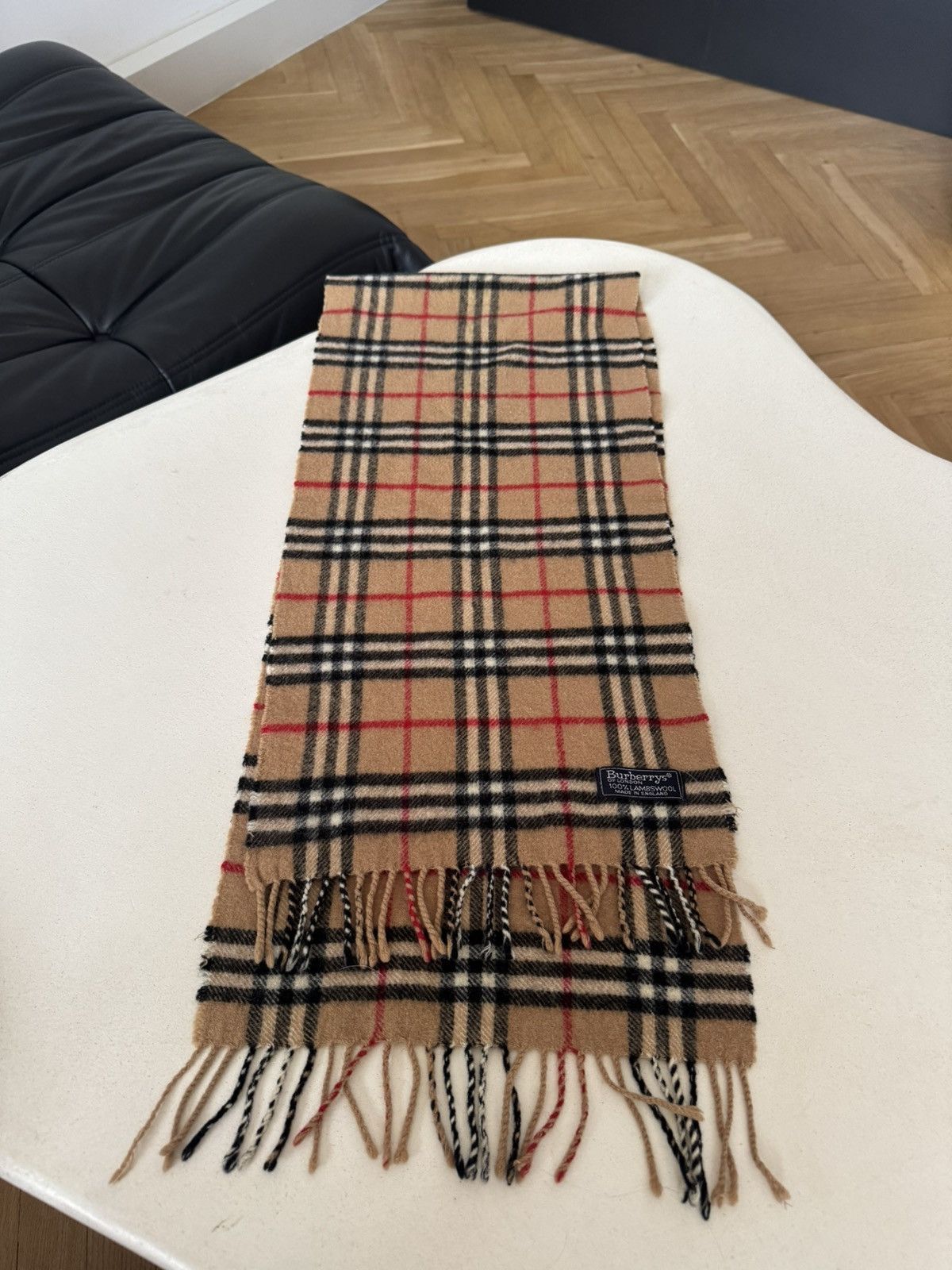 Burberry Burberry Muffler Scarf Nova Check Pattern Wool Casual Hype Size ONE SIZE - 2 Thumbnail