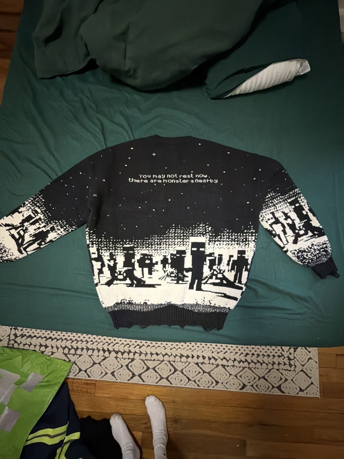 Other VeryCool x Minecraft “Monsters Nearby” Knit Sweater Size US M / EU 48-50 / 2 - 2 Thumbnail