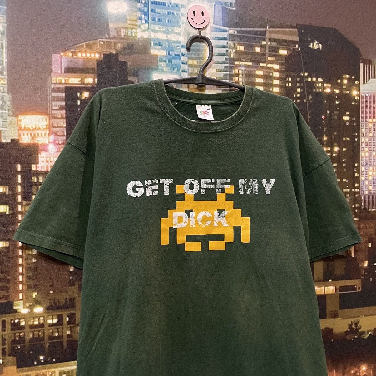 Vintage VINTAGE SKATER TEE GET OFF MY DICK PENIS FUNNY PORNO XXX Size US XXL / EU 58 / 5 - 2 Thumbnail