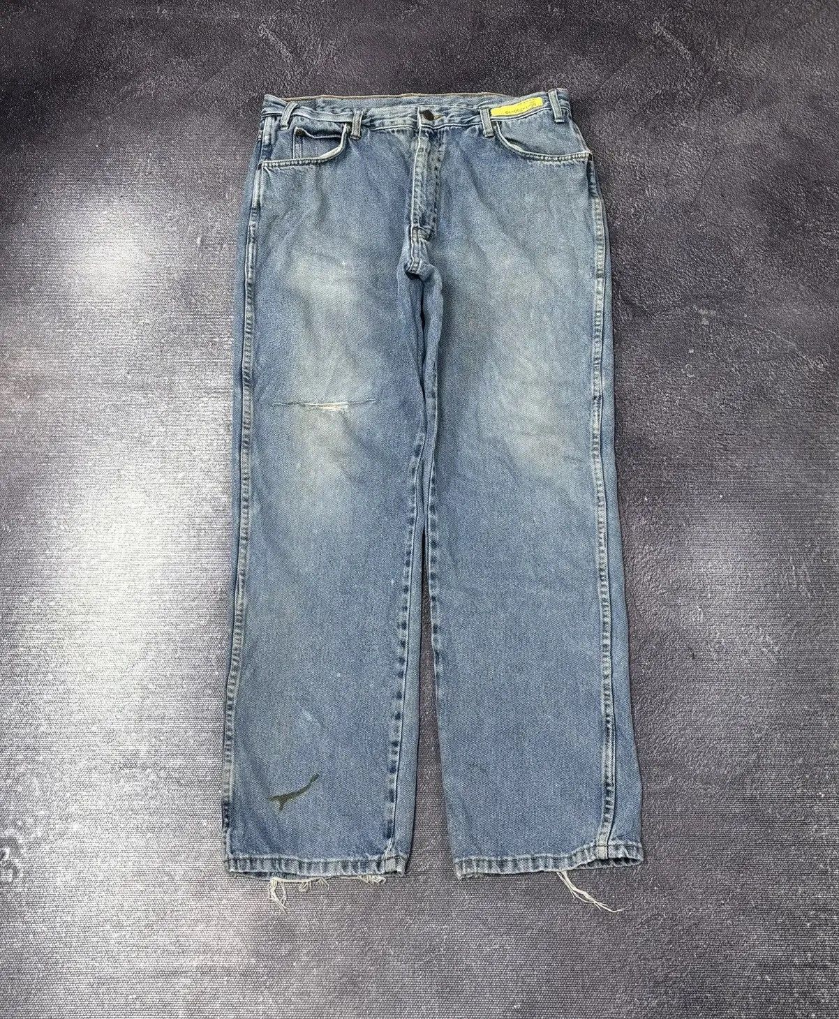 Dickies × Vintage Vintage Dickies Faded Washed Light Blue Denim Baggy Jeans Size US 38 / EU 54 - 2 Thumbnail