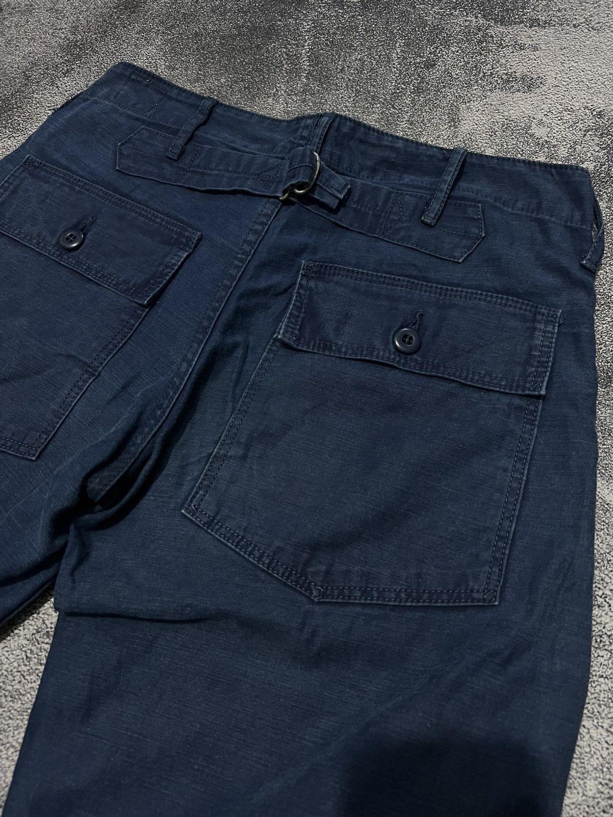 Orslow Orslow Fatigue Buckle Back Pants Size US 29 - 3 Thumbnail