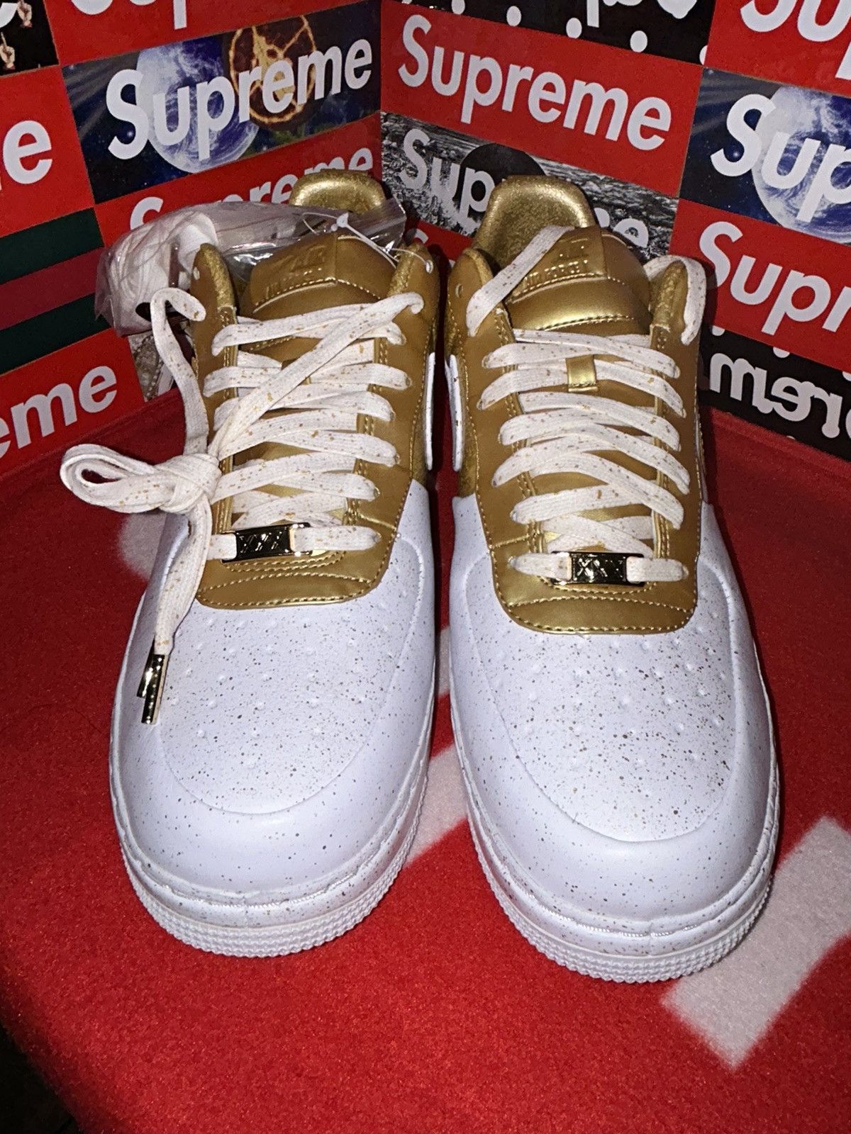 Nike Nike Air Force 1 Low ‘Supreme Gold Medal’ 516630-170 size 12 Size US 12 / EU 45 - 2 Thumbnail