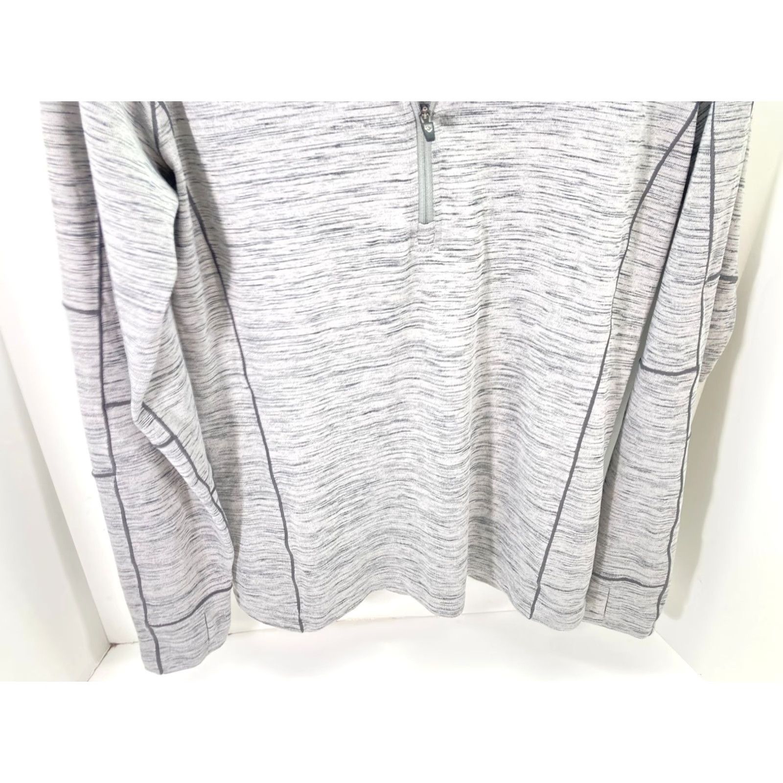 Logo 7 Kuhl Alloy Pullover Sweater Mens S Heather Gray 1/4 Zip Knit Long Sleeve Mock Neck Logo Size US S / EU 44-46 / 1 - 5 Thumbnail