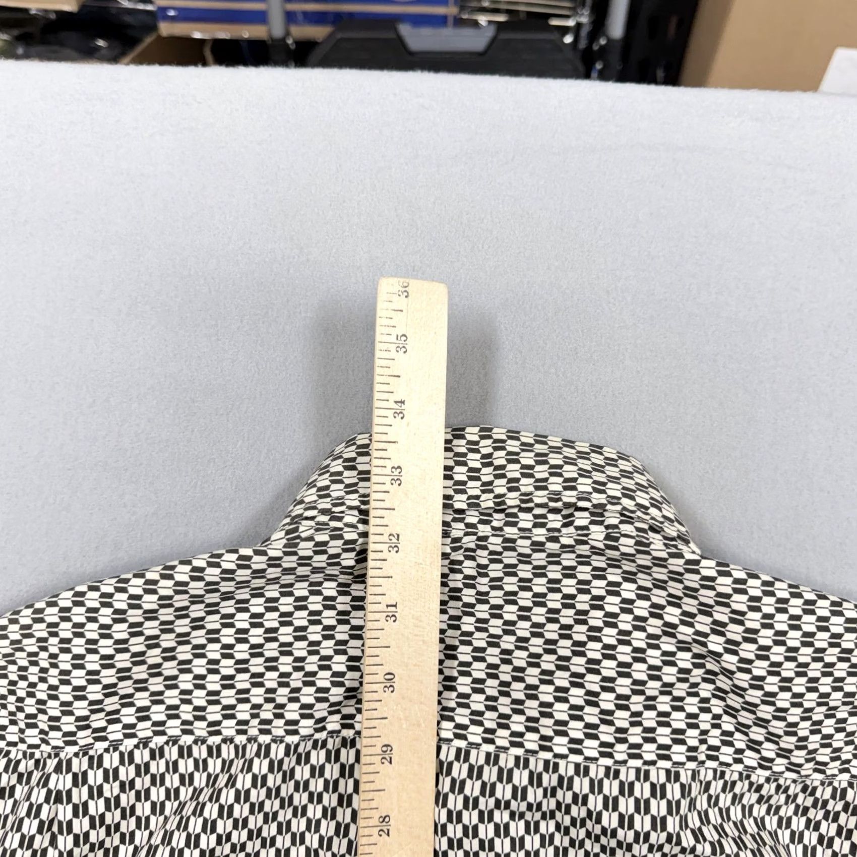 Lucky Brand Lucky Brand Shirt Mens L Black Geometric Long Sleeve Button Up Casual Size US L / EU 52-54 / 3 - 8 Thumbnail