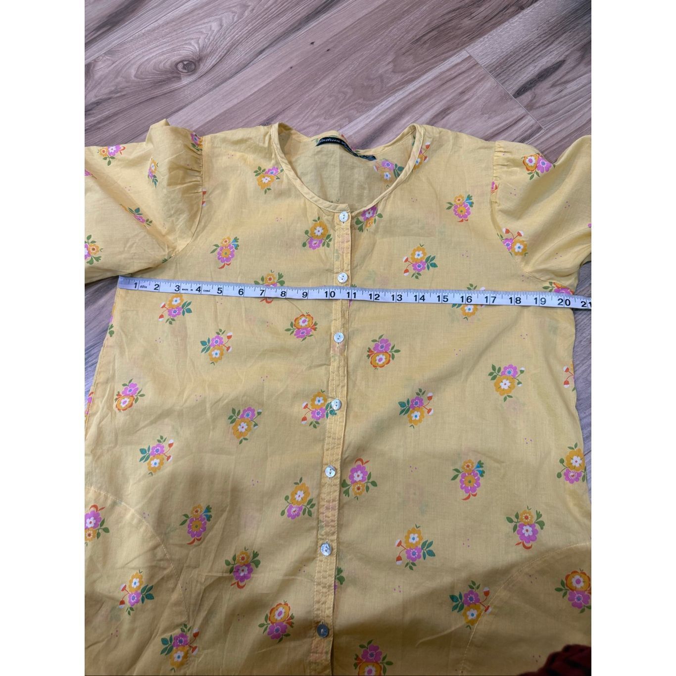 Guru Gudrun Sjoden floral lightweight cotton dress tunic pockets Size M / US 6-8 / IT 42-44 - 8 Thumbnail