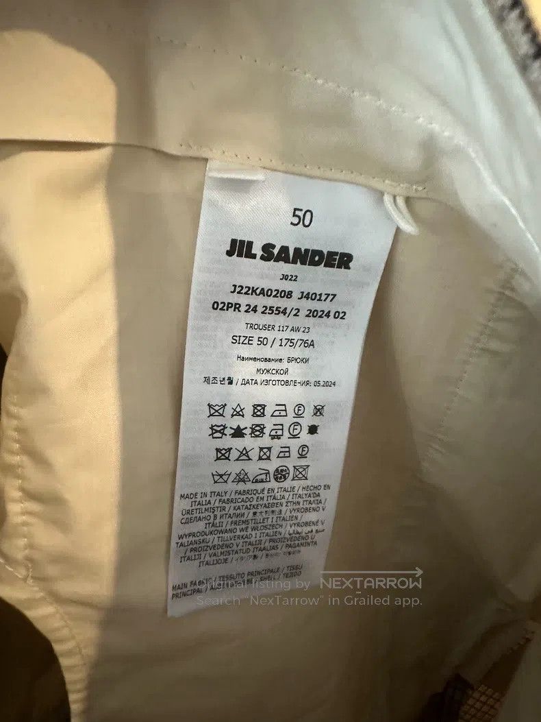 Jil Sander Jil Sander size 50 Tartan Pattern Trousers Size 27" / US 4 / IT 40 - 5 Thumbnail
