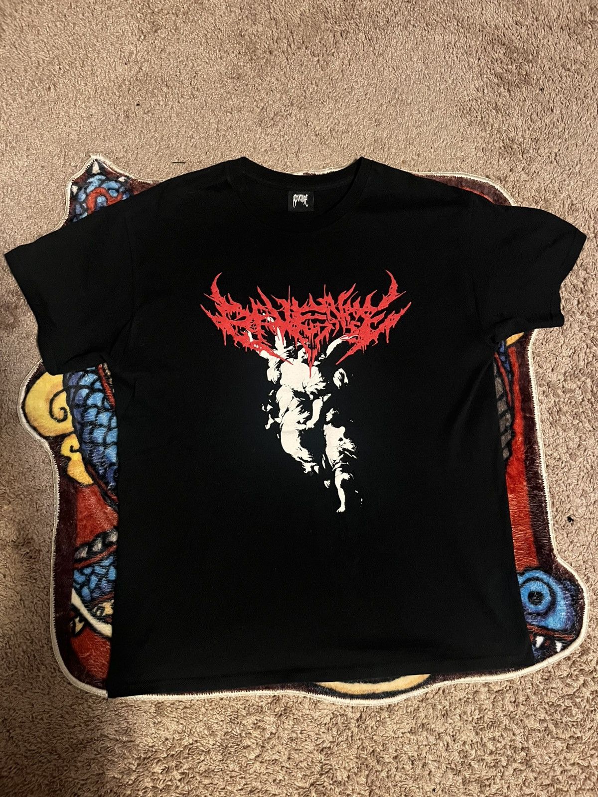 Revenge Revenge Guardian Angel Black Tee Size US L / EU 52-54 / 3 - 1 Thumbnail