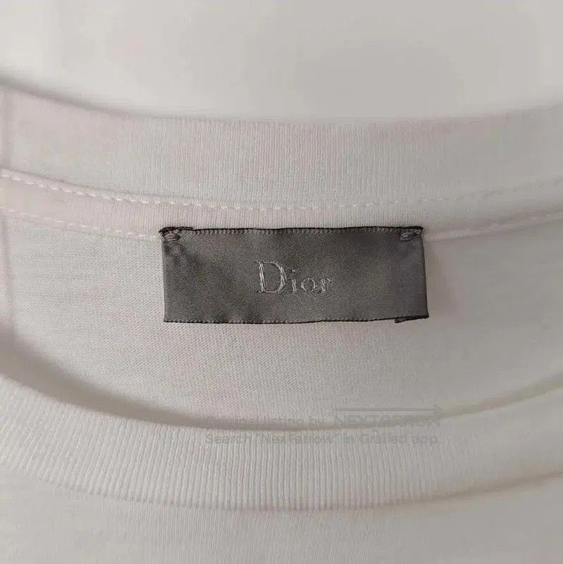Dior Dior White Men's Cotton T-Shirt . Size US M / EU 48-50 / 2 - 3 Thumbnail