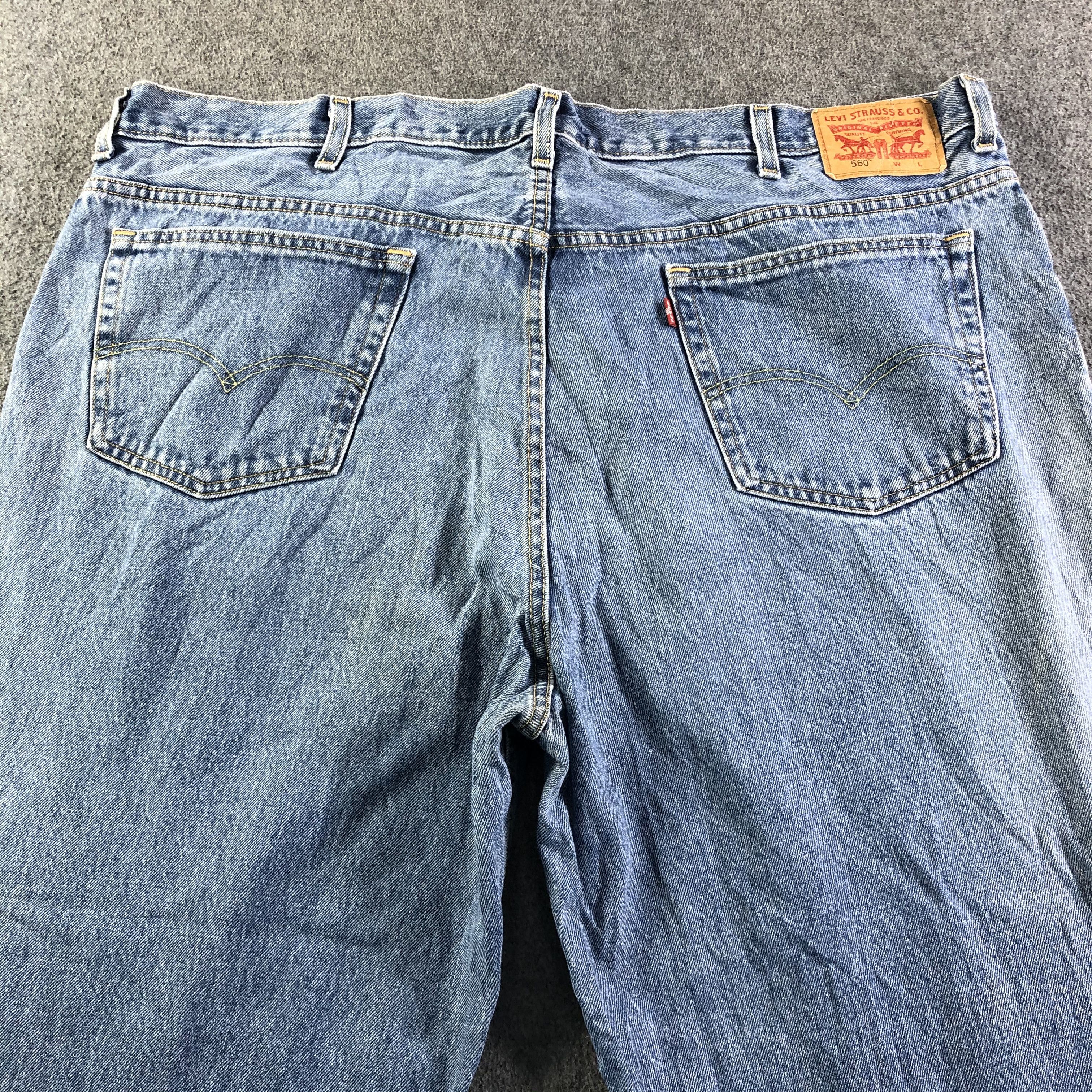 Levi's Vintage Light Wash Levis 560 Jeans-J4122 Size US 44 / EU 60 - 4 Thumbnail