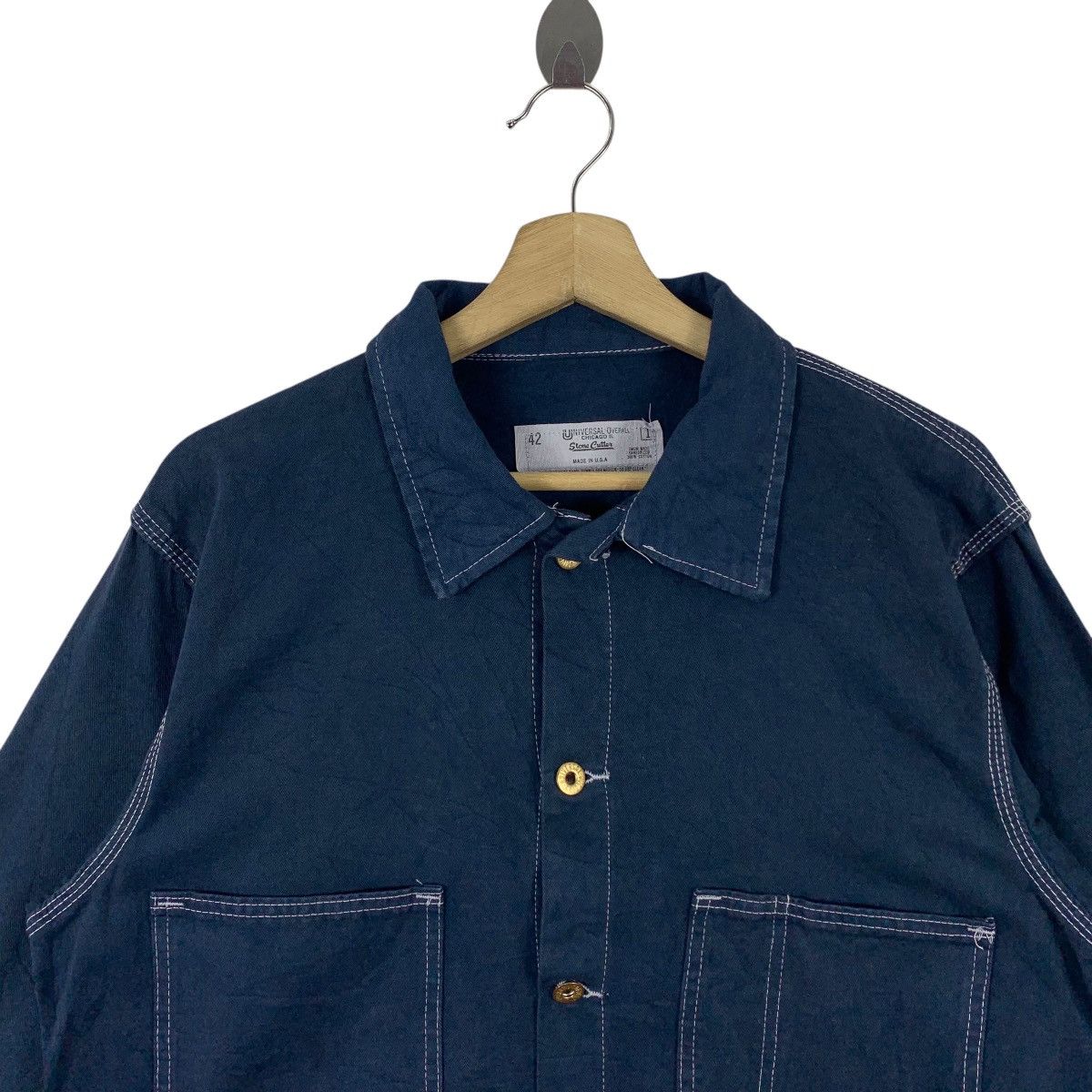 Japanese Brand × Vintage Vintage UNIVERSAL OVERALL chicago worker multi pocket jacket Size US L / EU 52-54 / 3 - 2 Thumbnail