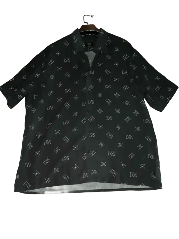 Fendi Fendi Logo Print Short Sleeve Shirt 0079 Size US M / EU 48-50 / 2 - 1 Thumbnail