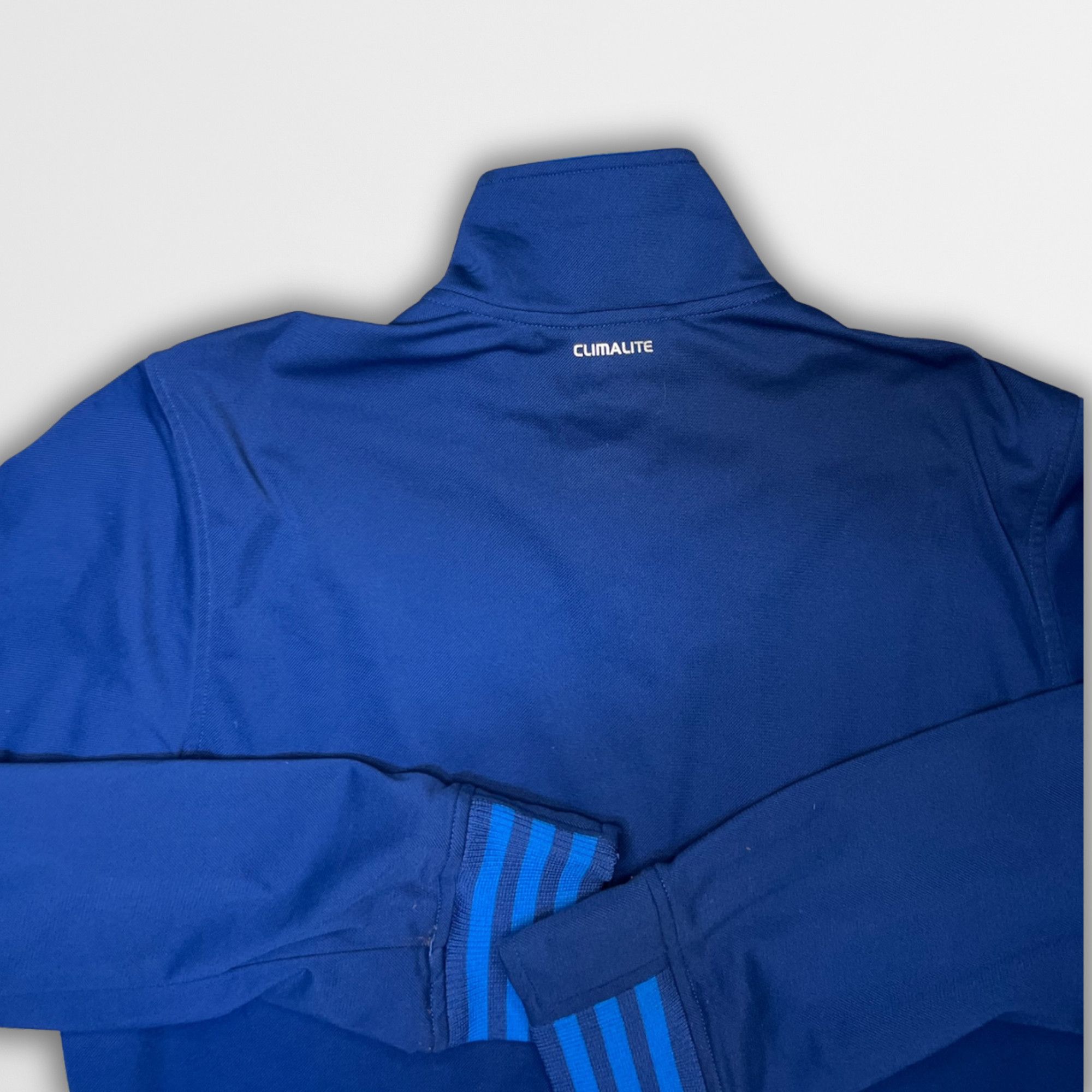 Adidas Adidas Climalite Mens Blue Full-Zip Jacket W/ Logo Size L Po Size US L / EU 52-54 / 3 - 5 Thumbnail