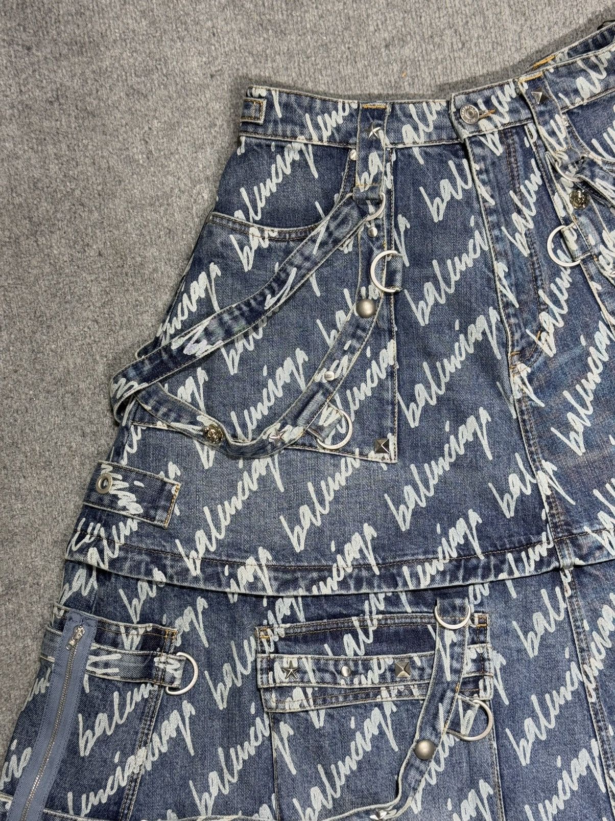 Balenciaga Balenciaga Resort 2022 - Raver all over print - Maxi Skirt Size 32" / US 10 / IT 46 - 7 Thumbnail