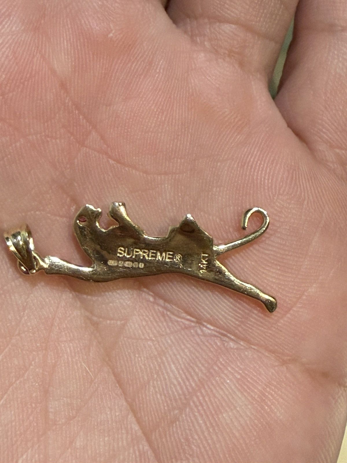 Supreme Supreme Panther Gold Pendant Size ONE SIZE - 5 Thumbnail