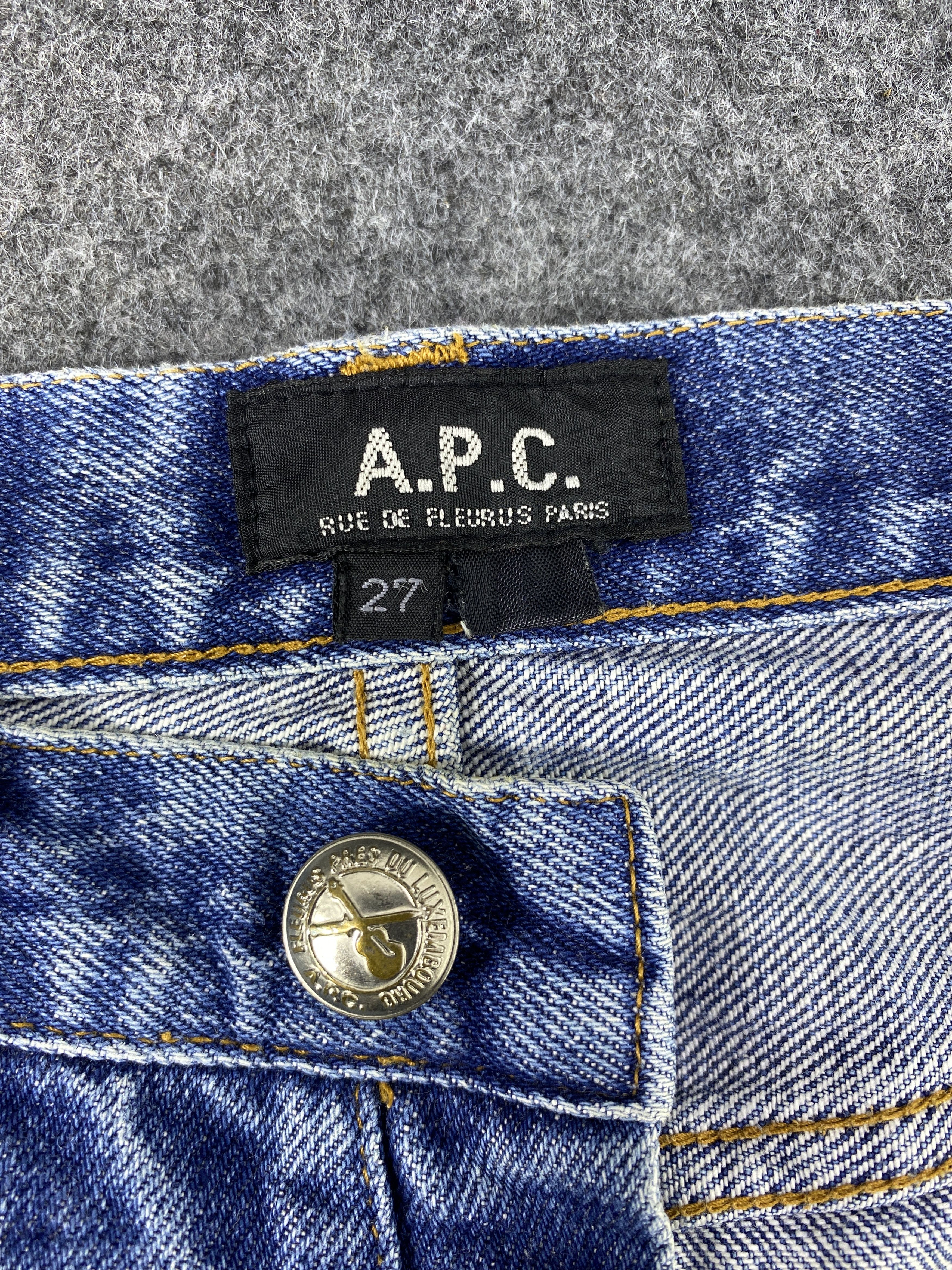 A.P.C. APC Blue Wash Jeans - J1127 Size US 26 / EU 42 - 8 Thumbnail