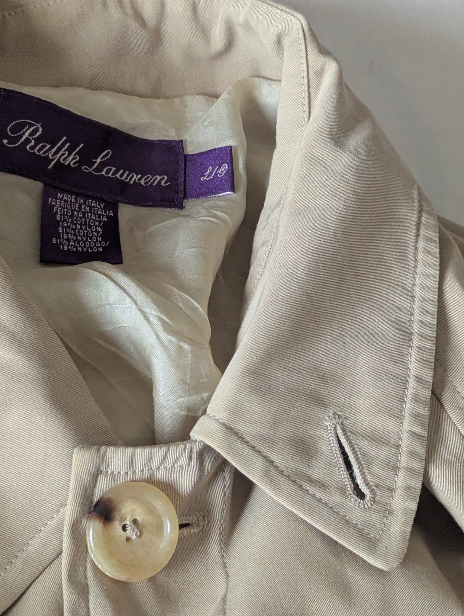 Ralph Lauren Purple Label Ralph lauren Purple Label Trench Coat Size US L / EU 52-54 / 3 - 4 Thumbnail