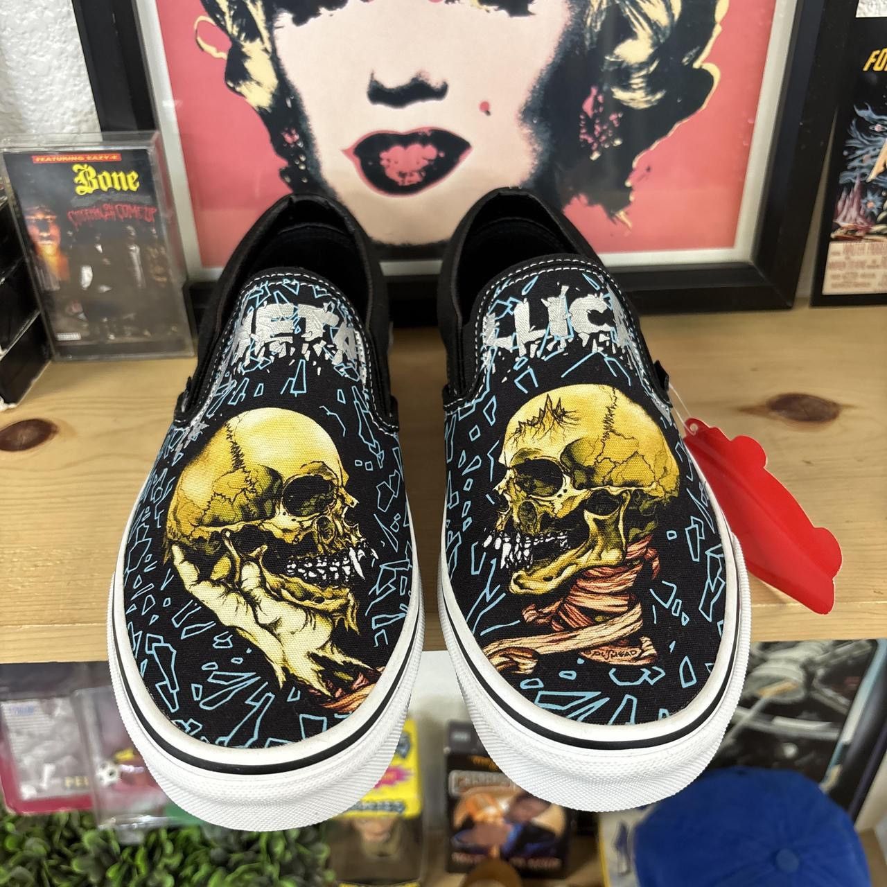 Vans Vans x Metallica Vans Slip On Size US 9 / EU 42 - 1 Thumbnail