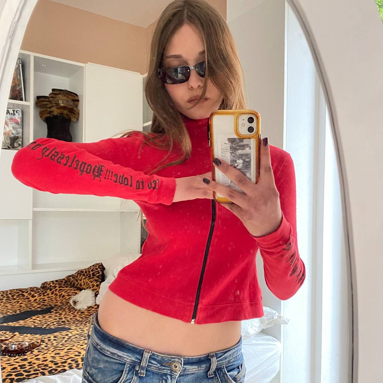 Vintage Red slim-fit track jacket Size S / US 4 / IT 40 - 4 Thumbnail