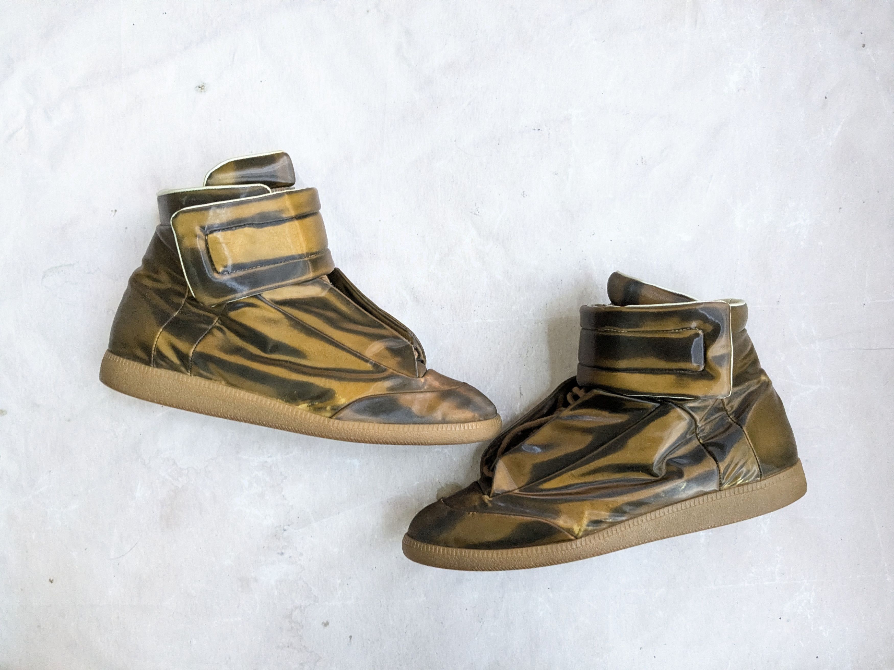 Maison Margiela Maison Margiela Future Gold 13 46 High Tops Size US 13 / EU 46 - 1 Thumbnail
