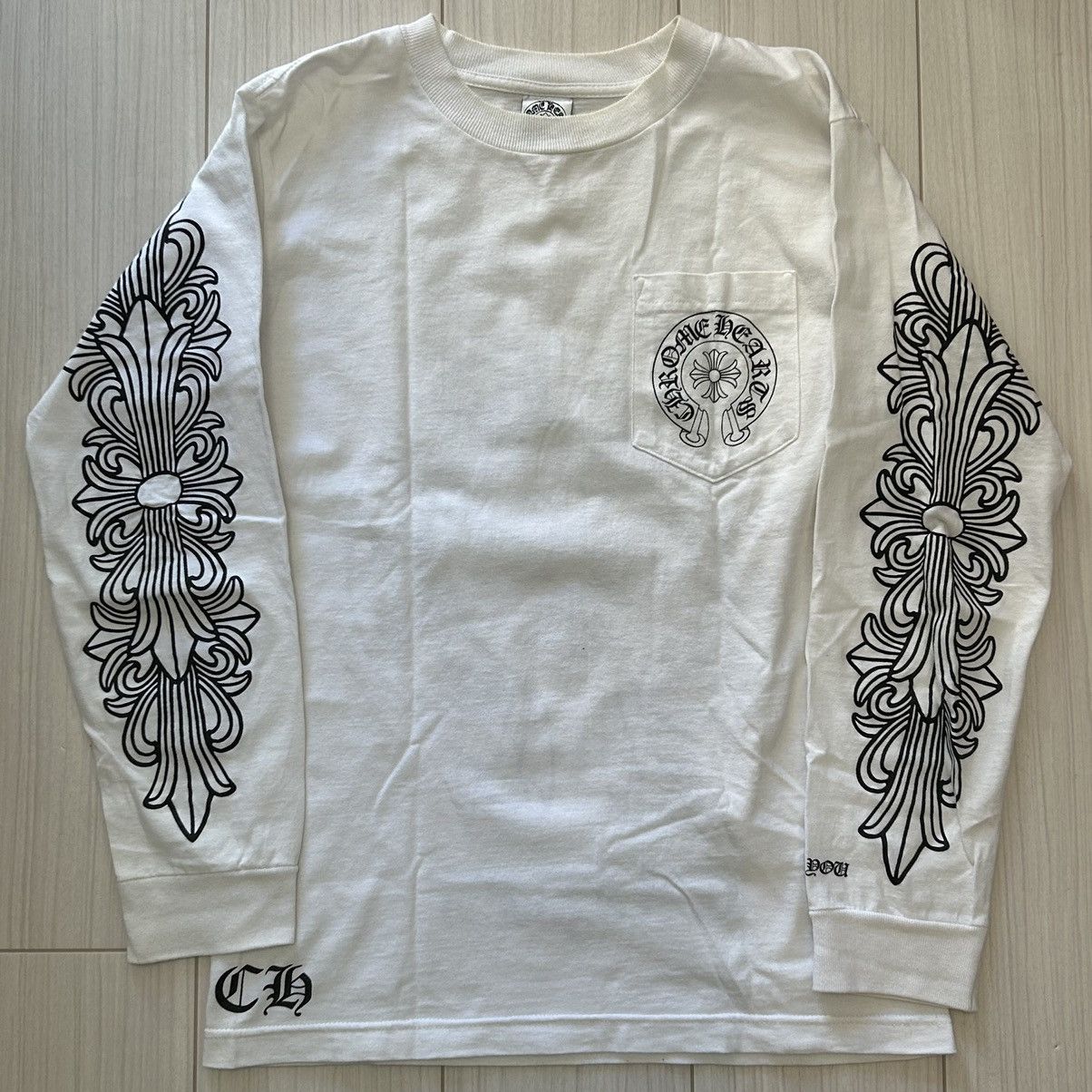 Pre-owned Chrome Hearts Taipei Long Sleeve T Shirt In White | ModeSens