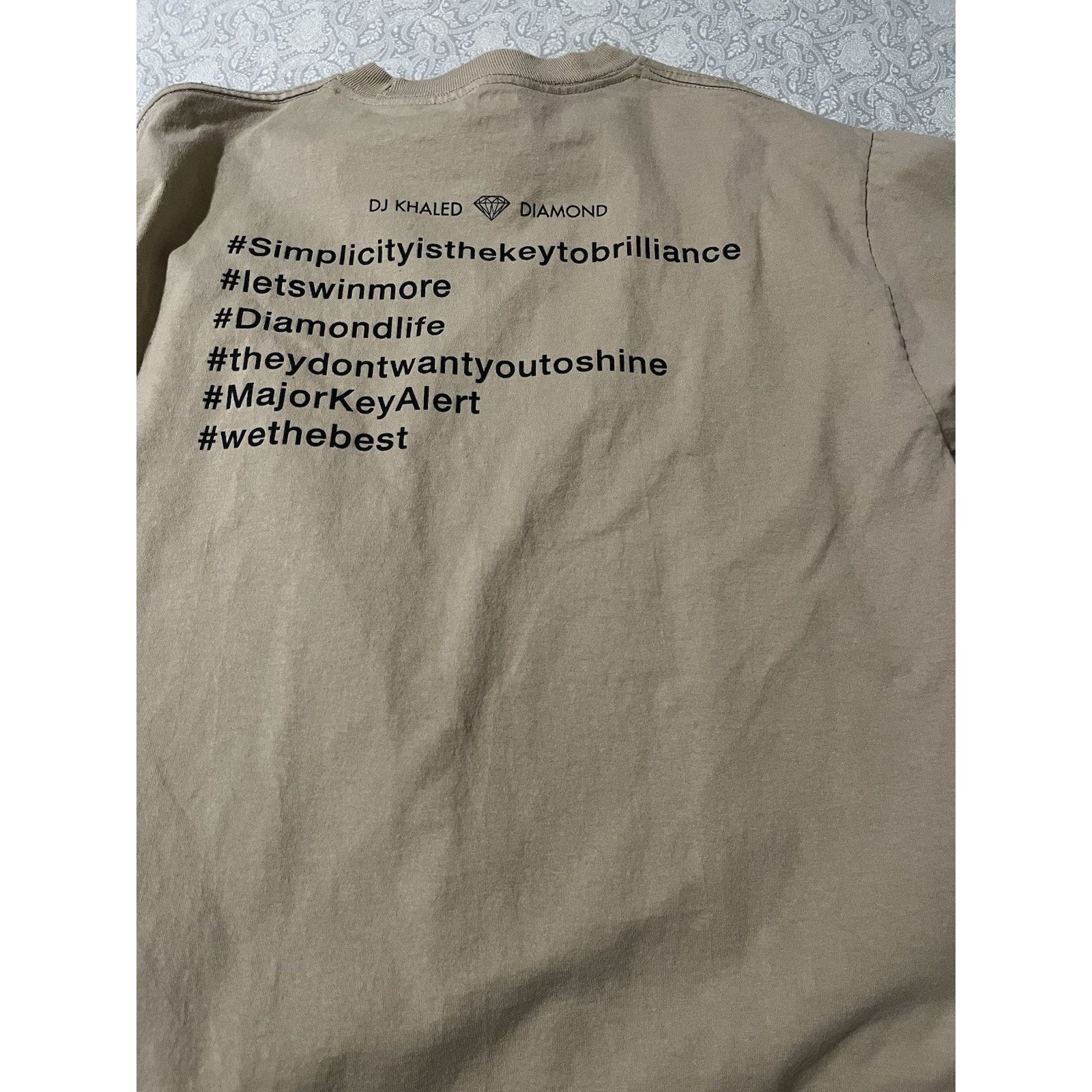Diamond Supply Co. Diamond Supply Co DJ Khaled Long Sleeve Mens Medium Tan Size US M / EU 48-50 / 2 - 12 Thumbnail
