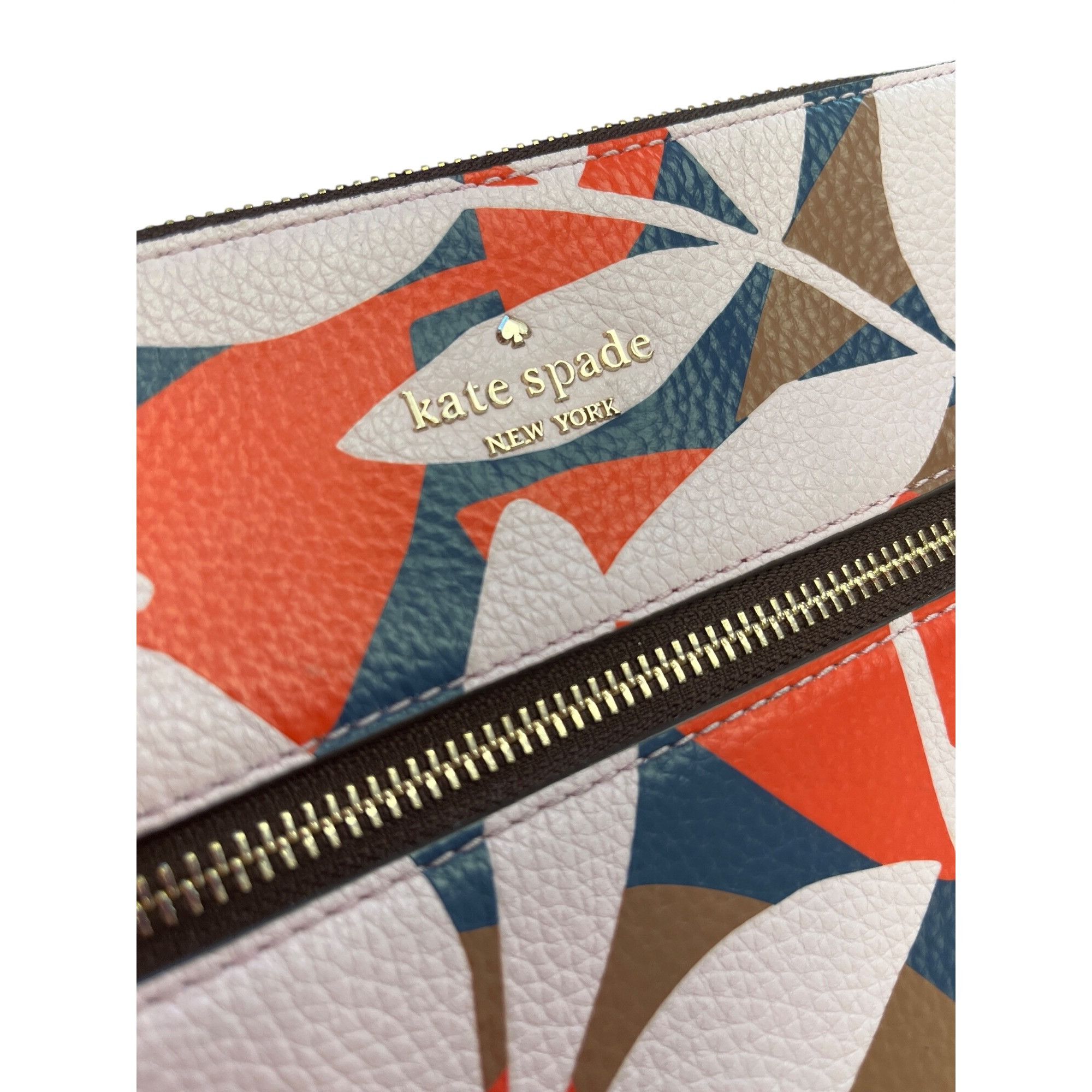 Kate Spade Kate Spade NY woms blue red floral crossbody handbag 9.5"x10 Size ONE SIZE - 3 Thumbnail